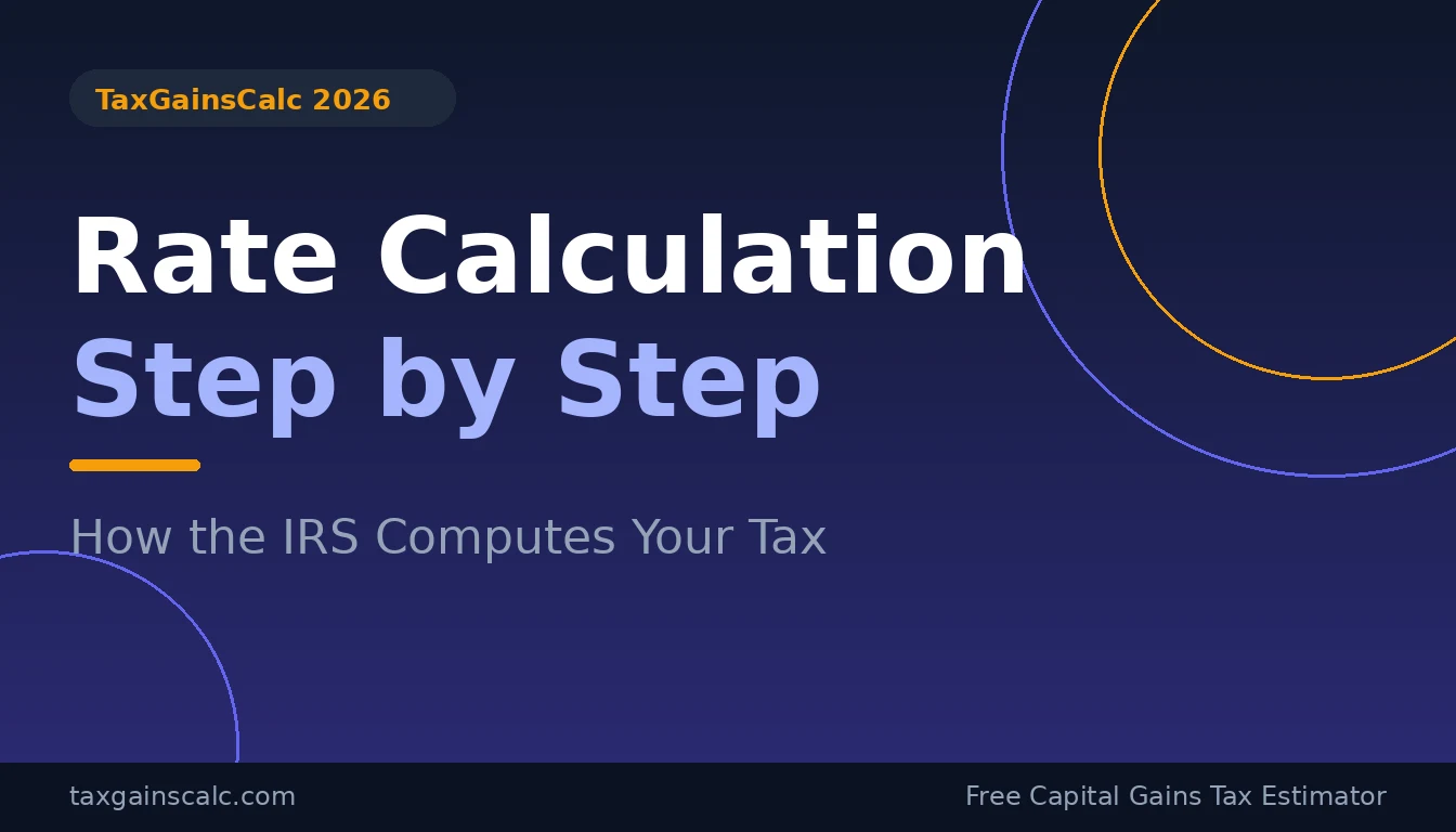 Step-by-Step Capital Gains Tax Bracket Calculation