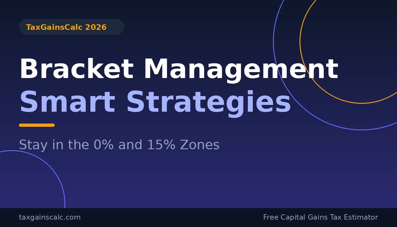 Capital Gains Tax Bracket Management Strategies
