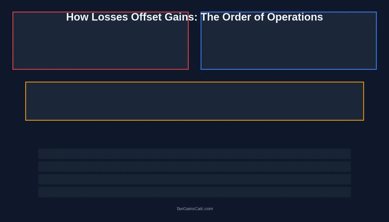 How Losses Offset Gains: The Order of Operations