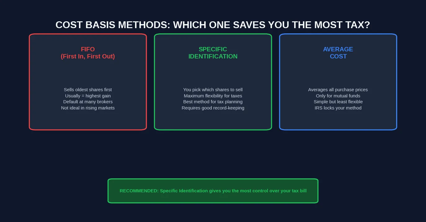 Cost Basis Methods Comparison